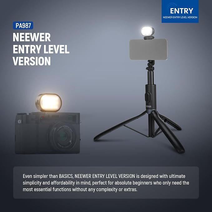 NEEWER Entry Level Version Selfie Stick Tripod