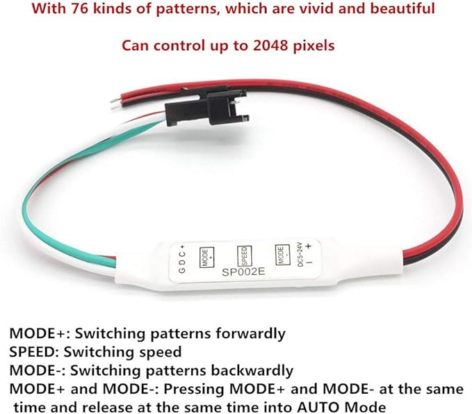 60 LEDs WS2812B 5050 RGB LED Ring Lamp Light Individually Addressable Full