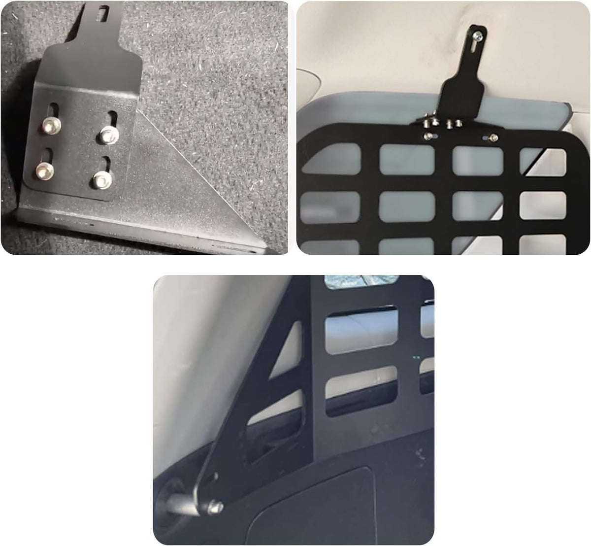 Rear Window Molle Panel Modular Storage Panel System Compatible with 2010-2024 Toyota 4Runner, Rear Cargo Luggage Storage Carrier