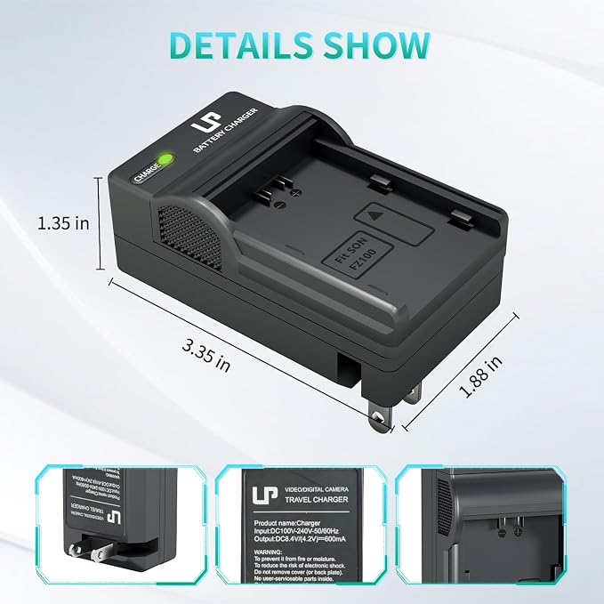 NP-FZ100 Battery Charger, LP Charger