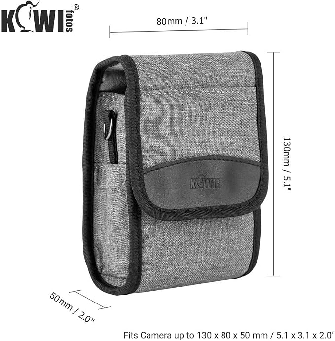 KIWIFOTOS Compact Camera Case Travel Pouch