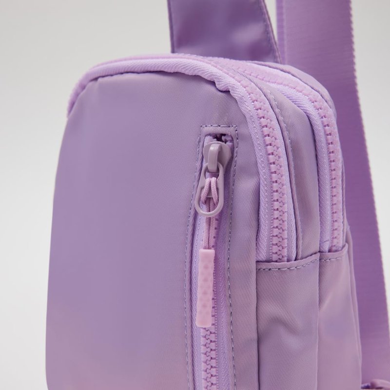 VAKAER Convertible Sling Backpack for Women & Men – Lightweight 3-in-1 Crossbody Daypack with Adjustable Strap, Anti-Theft Pocket, Water-Resistant Small Travel Bag (Light Purple)