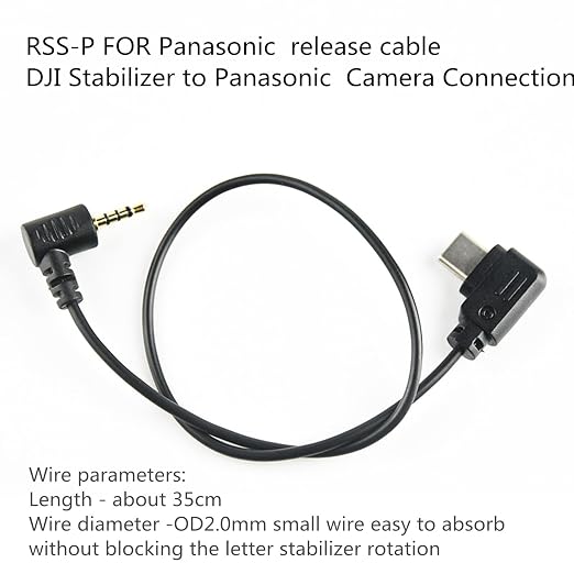 RSS-P for DJI Ronin stabilizer Connected to GH Remote Shutter Cable Camera and