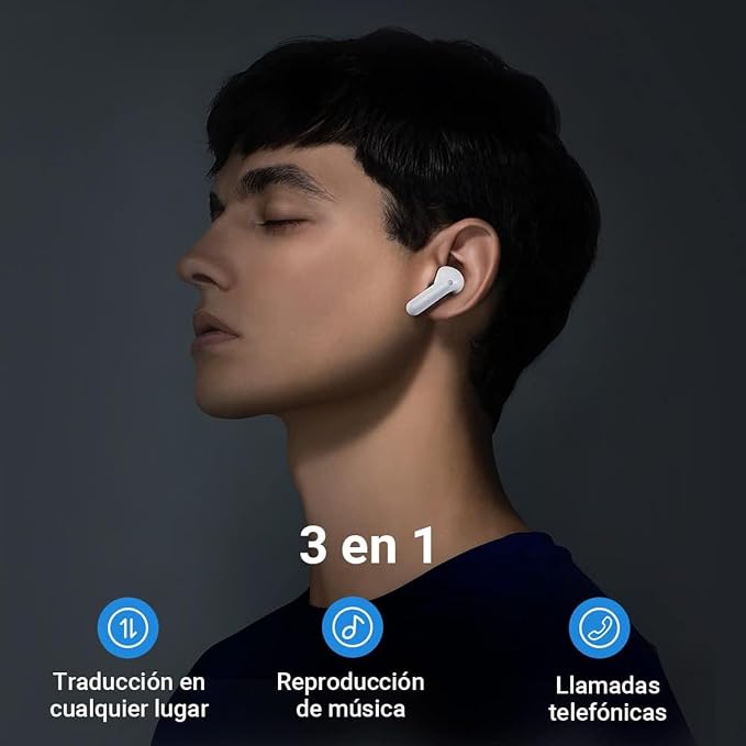 Timekettle M3 3 in 1 Language Translation Earbuds, 43 Languages & 96 Accents