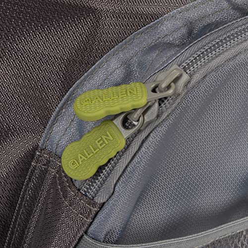 Allen Company Ultra-Light Gallatin Strap Fly Fishing Vest, Fits up to 4 Tackle/Fly Boxes, 14 Accessory Pockets, Gray/Lime