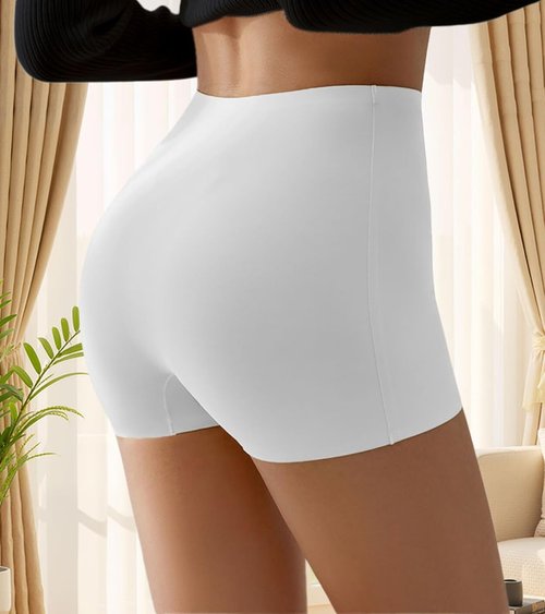 Banamic Women's Boy Shorts - Seamless Anti-Chafing Soft Biker Boxers for Ultimate Comfort