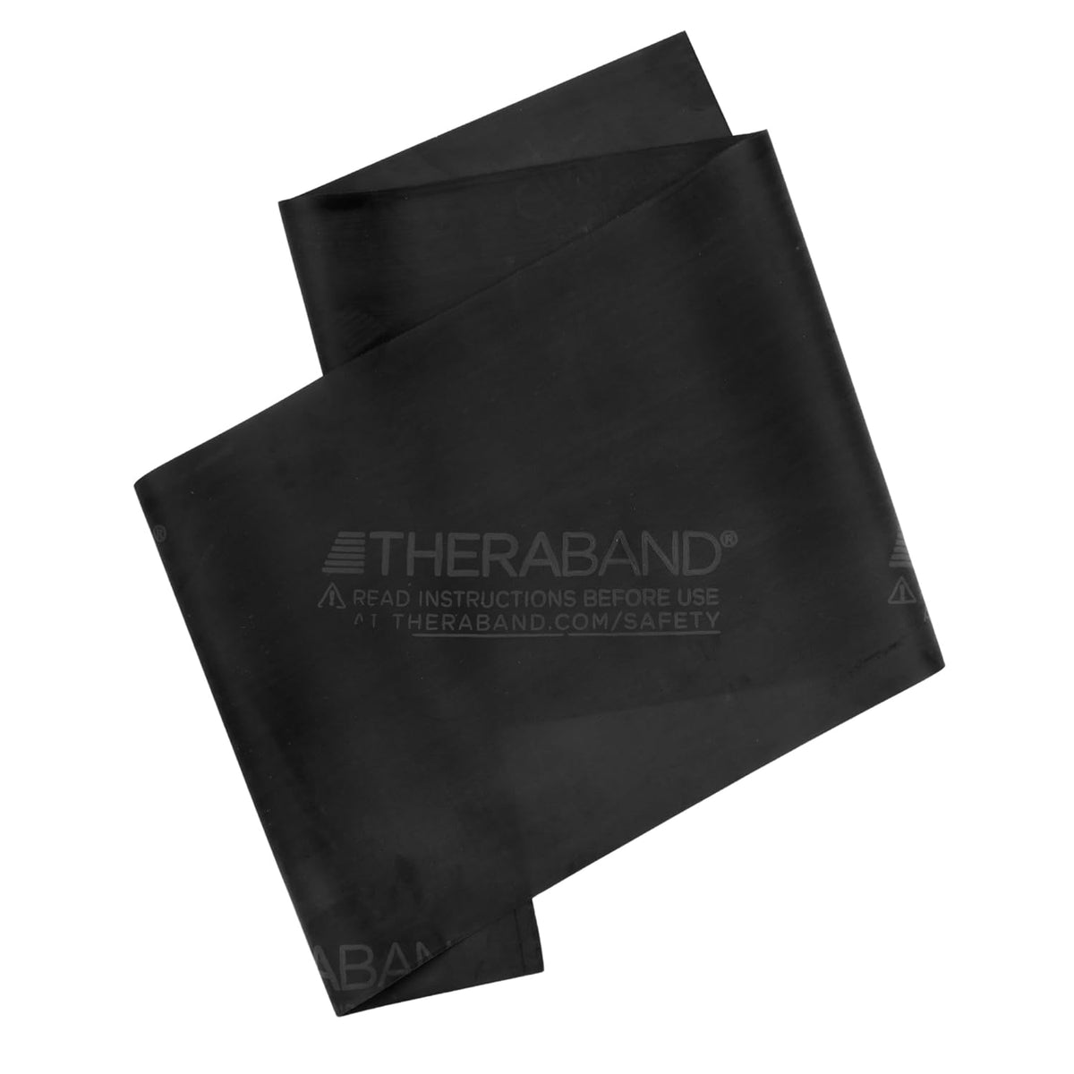 TheraBand Professional Latex Resistance Bands - 6 Ft Heavy Elastic Band for Exercise & Therapy | Black