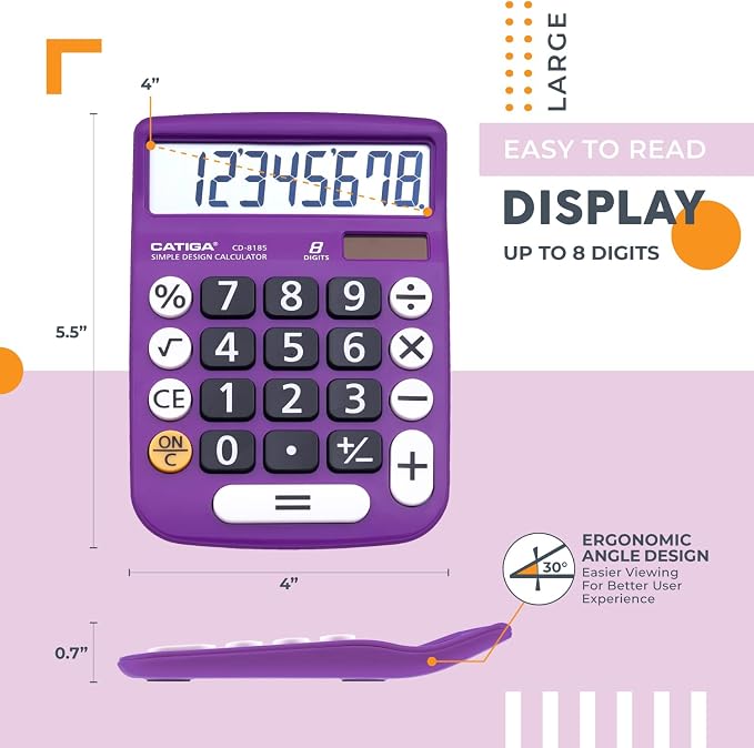 CATIGA Desktop Calculator 8 Digit