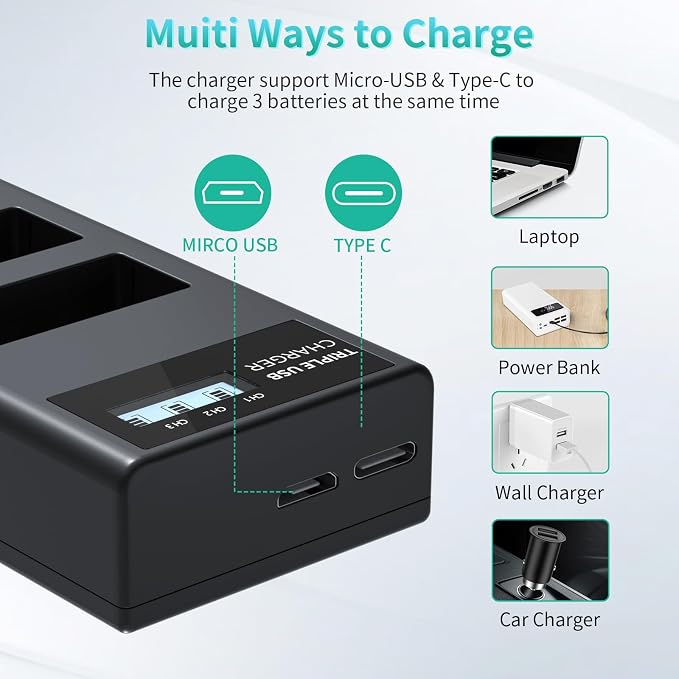 LP LP-E17 Battery and Charger Set, Rebel T8i, EOS M3, EOS 200D