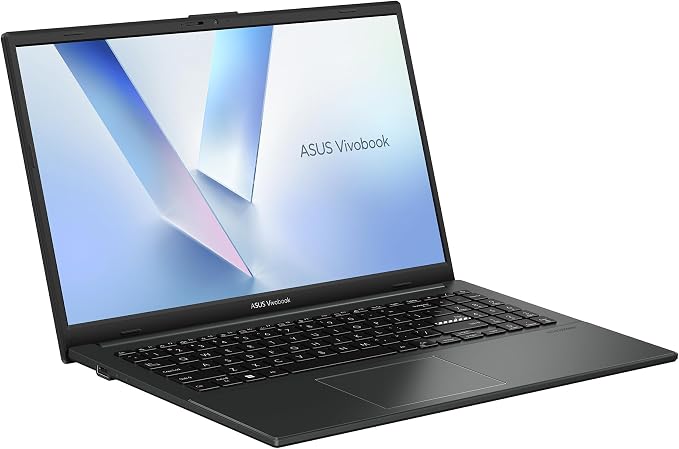 ASUS Vivobook Go 15 15.6” FHD 60Hz Laptop with Intel Processor N150, Intel UHD Graphics, 8GB RAM, 128GB SSD, Mixed Black