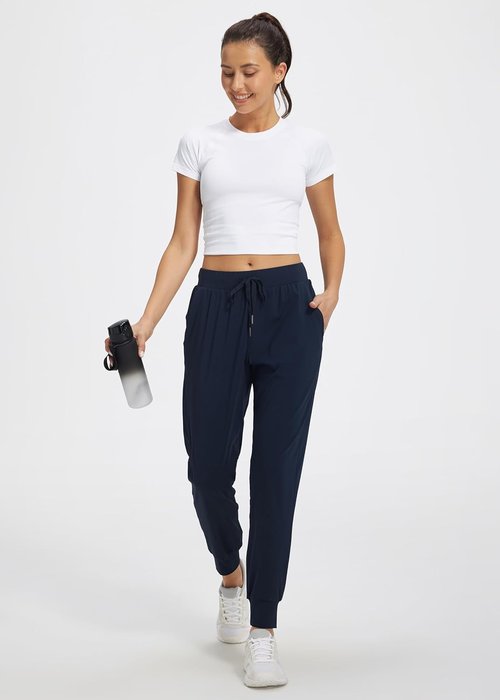 Libin Women's Athletic Joggers - Tapered Sweatpants with Pockets | Petite, Regular & Tall Sizes