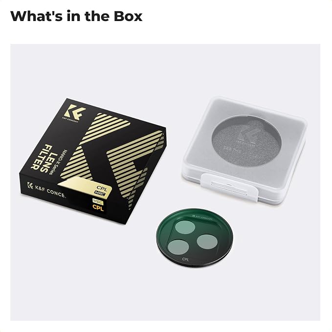 K&F CONCEPT FA301 Snap-On CPL Filter