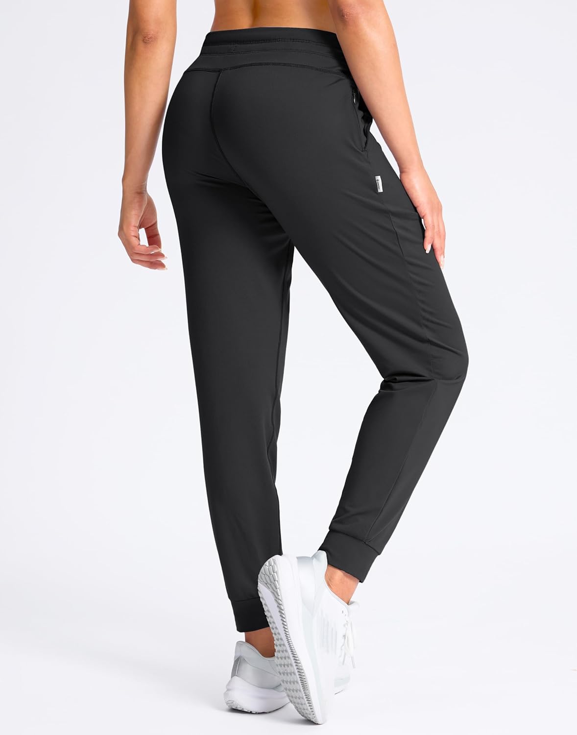 SANTINY Women's High Waisted Sweatpants - Soft Stretch Joggers with Pockets for Athletic Comfort