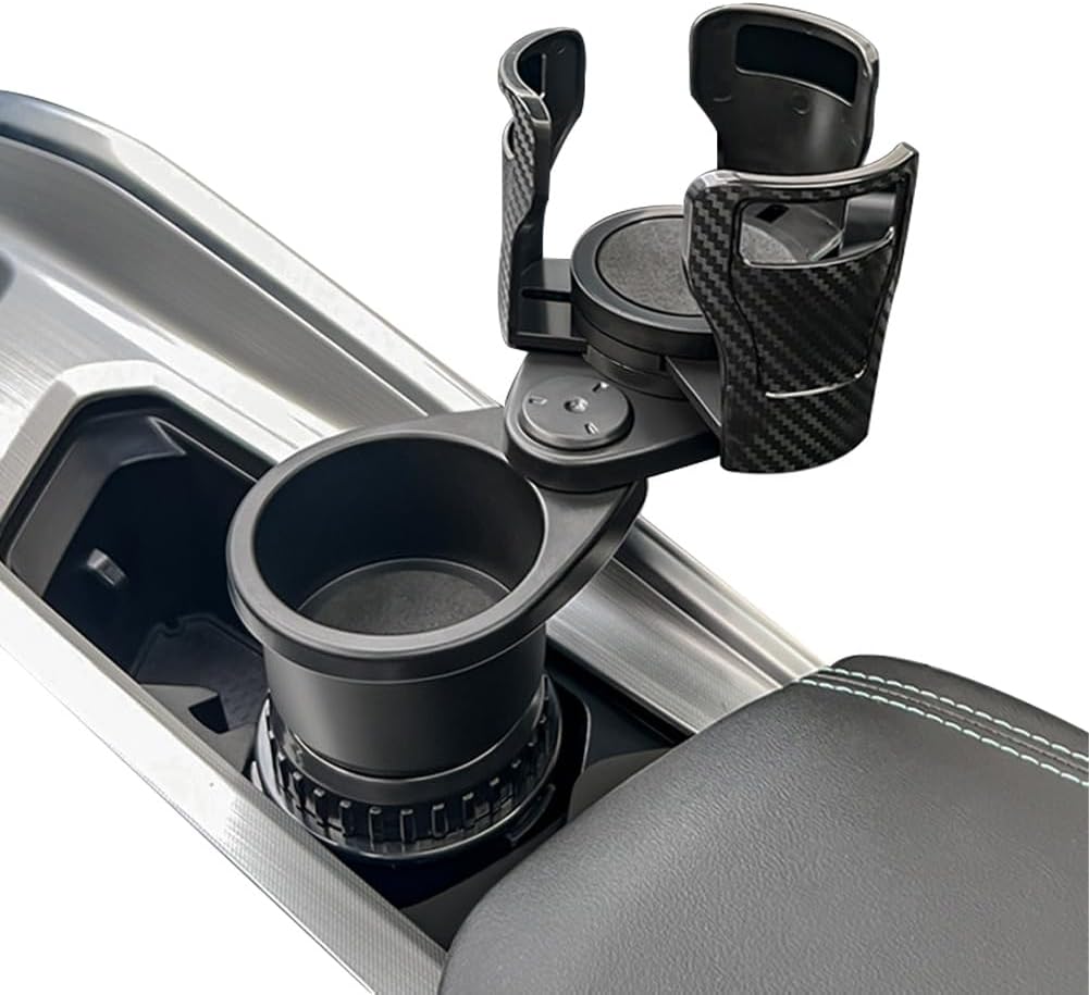 Car Cup Holder for Mazda CX-3 CX-5 CX-30 CX-50 CX-7 CX-9 CX-70 CX-90 MX-30 Tribute 2001-2026, 2-in-1 Dual Layer Car Cup Holder Expander 360° Rotation Large Capacity Storage Adjustable Base