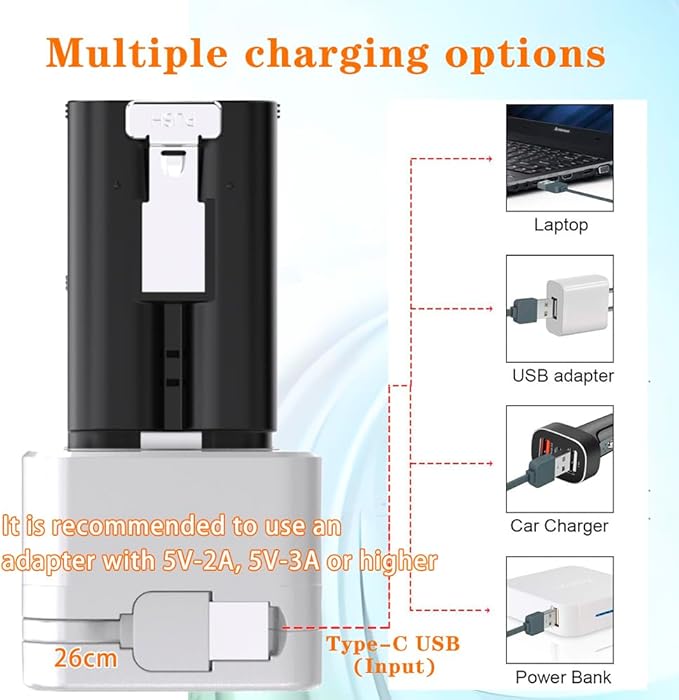 3-Slot Battery Charging Station/Battery Charger/Charging case,