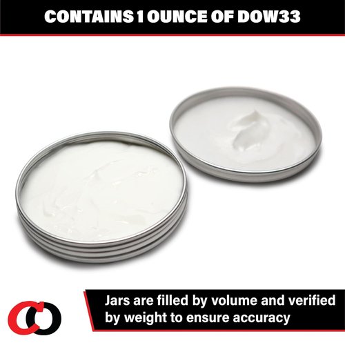 Captain O-Ring DOW 33 Paintball Lubricant - Premium Grease for Marker Maintenance | 1 oz Jar
