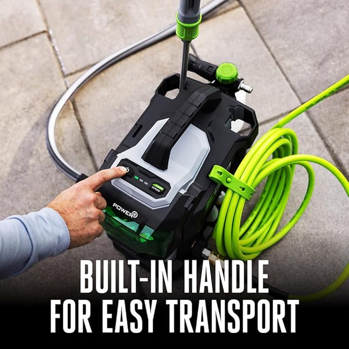 EGO Power+ Electric Pressure Washer, 2100 PSI Power Washer, Includes 56V 6.0Ah Battery and Charger - HPW2105
