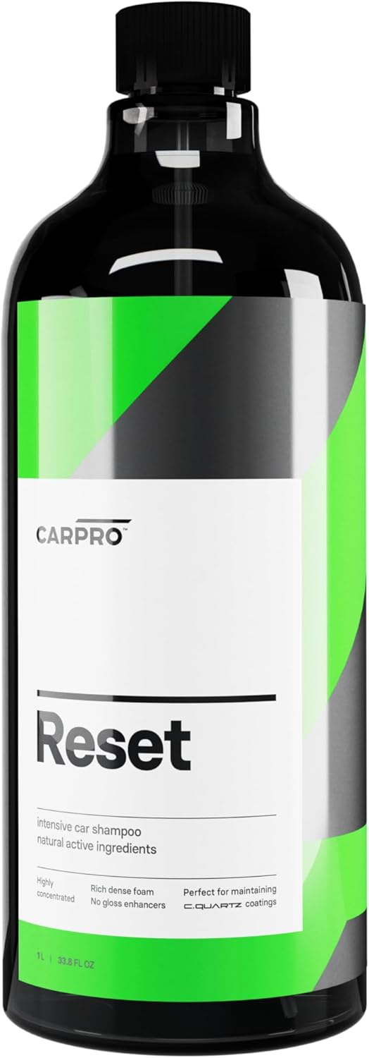 CARPRO Reset - Intensive Car Wash Shampoo Perfect for Ceramic Coating & Nanotechnology Based Sealants and Coatings, pH-Neutral - Liter (34oz)