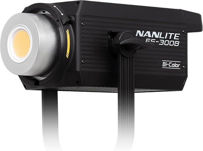 Nanlite FS-300B 350W Bi-Color LED Video Light, 2700K-6500K LED Spotlight