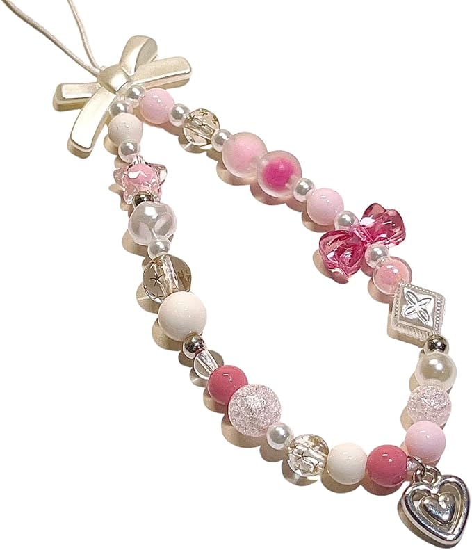 Beaded Camera Wrist Strap Cute Digital Camera Charm Lanyard, Phone Wristlet