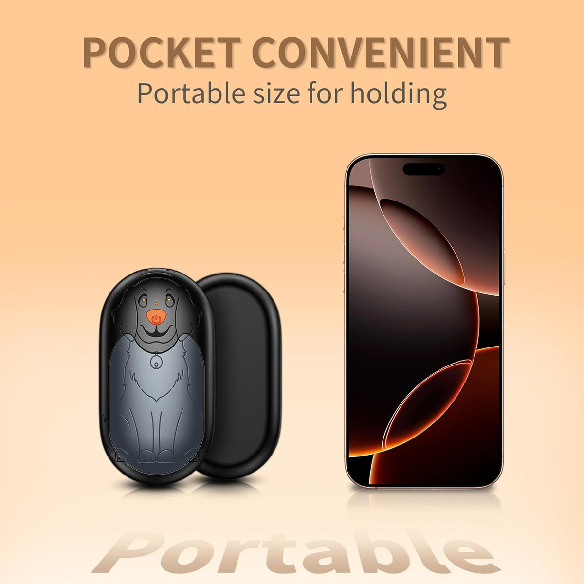 Rechargeable Hand Warmers by [Brand Name] - Magnetic Electric Design | 3-Level Temperature Control, 24-Hour Heating