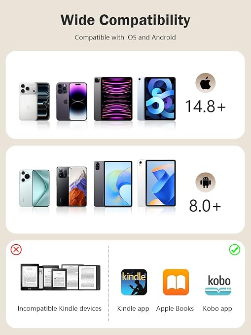TikTok Scrolling Ring for iphone, Fingertip Wireless Scroller Page Turner for