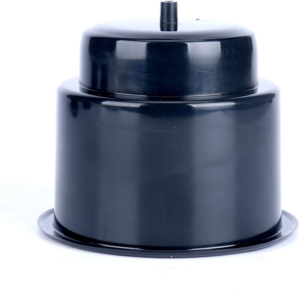 (Set of 5) Amarine-Made Black Recessed Drop in Plastic Cup Drink Can Holder with Drain for Boat Car Marine Rv - Black