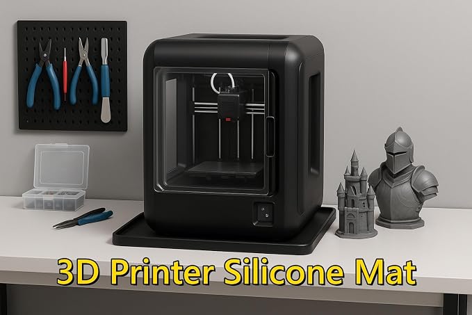 18X15 Anti-Slip Mat for 3D Printers, Compatible