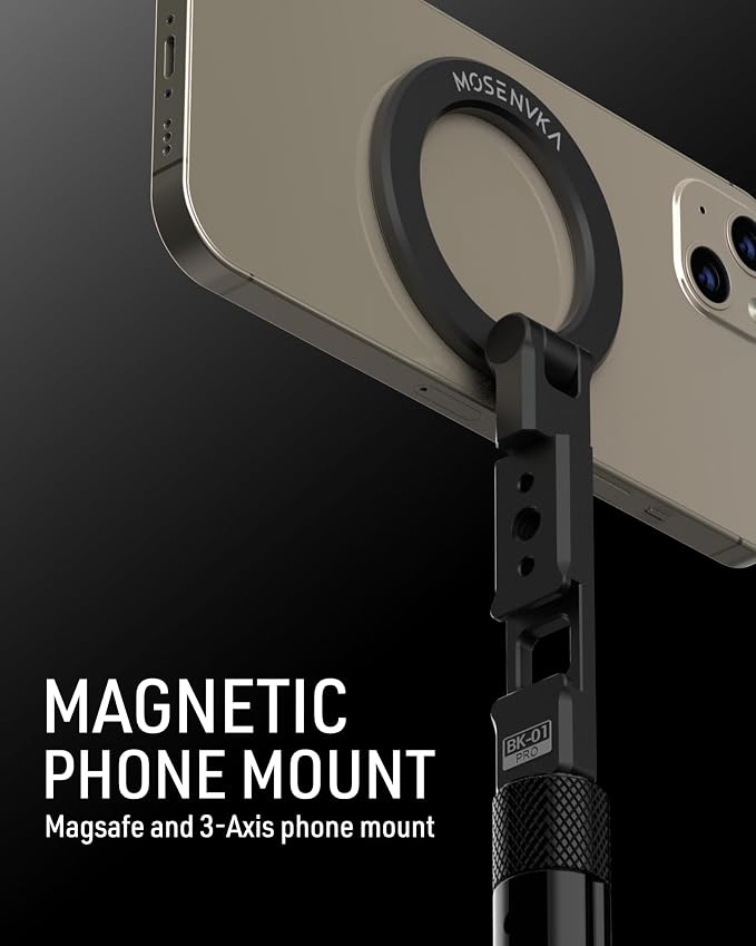 MOSENVKA Golf Tripod & Monopod Magnetic Phone Holder Golf Selfie Stick Tripod