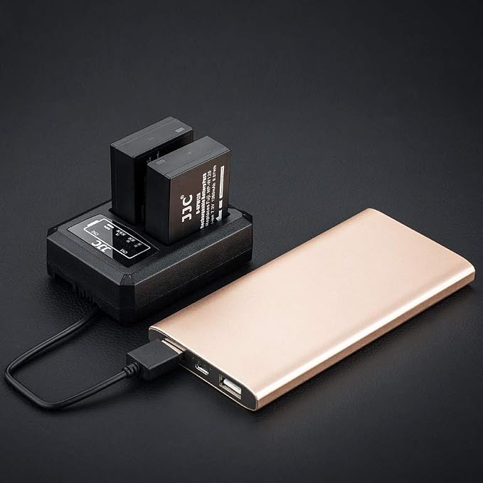 JJC NP-W126 NP-W126S Battery Charger USB Dual Slot
