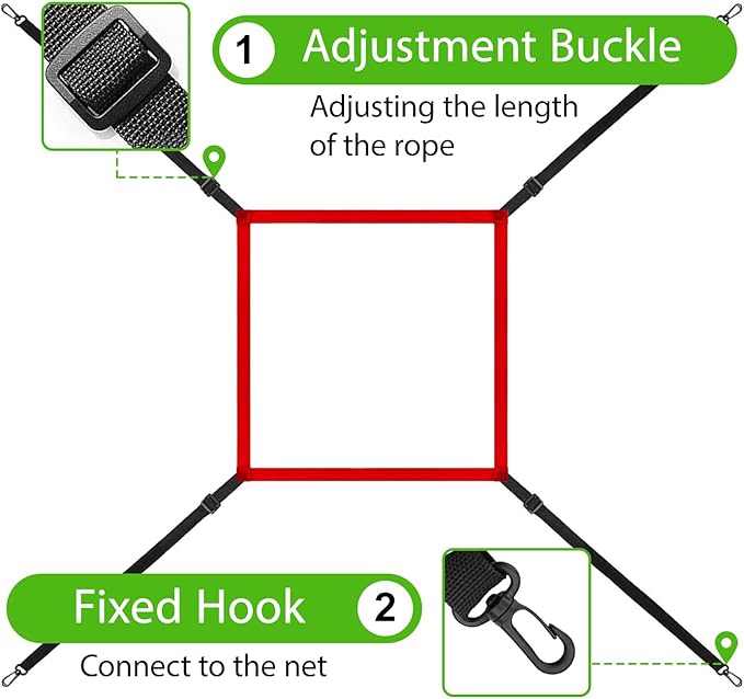 6x6FT Baseball Net, Baseball & Softball Training net with Batting Tee, Strike Zone & Circular Target and Weighted Ball, Portable Design with Compact Storage,Great for Kids
