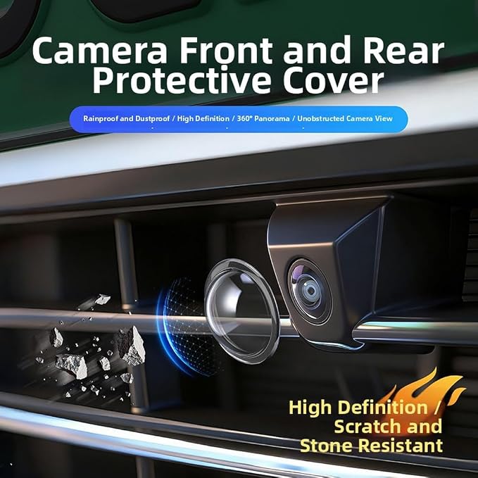 Car Camera Lens Protector, Car 360 Panoramic Camera Protective Cover, Lens Guard
