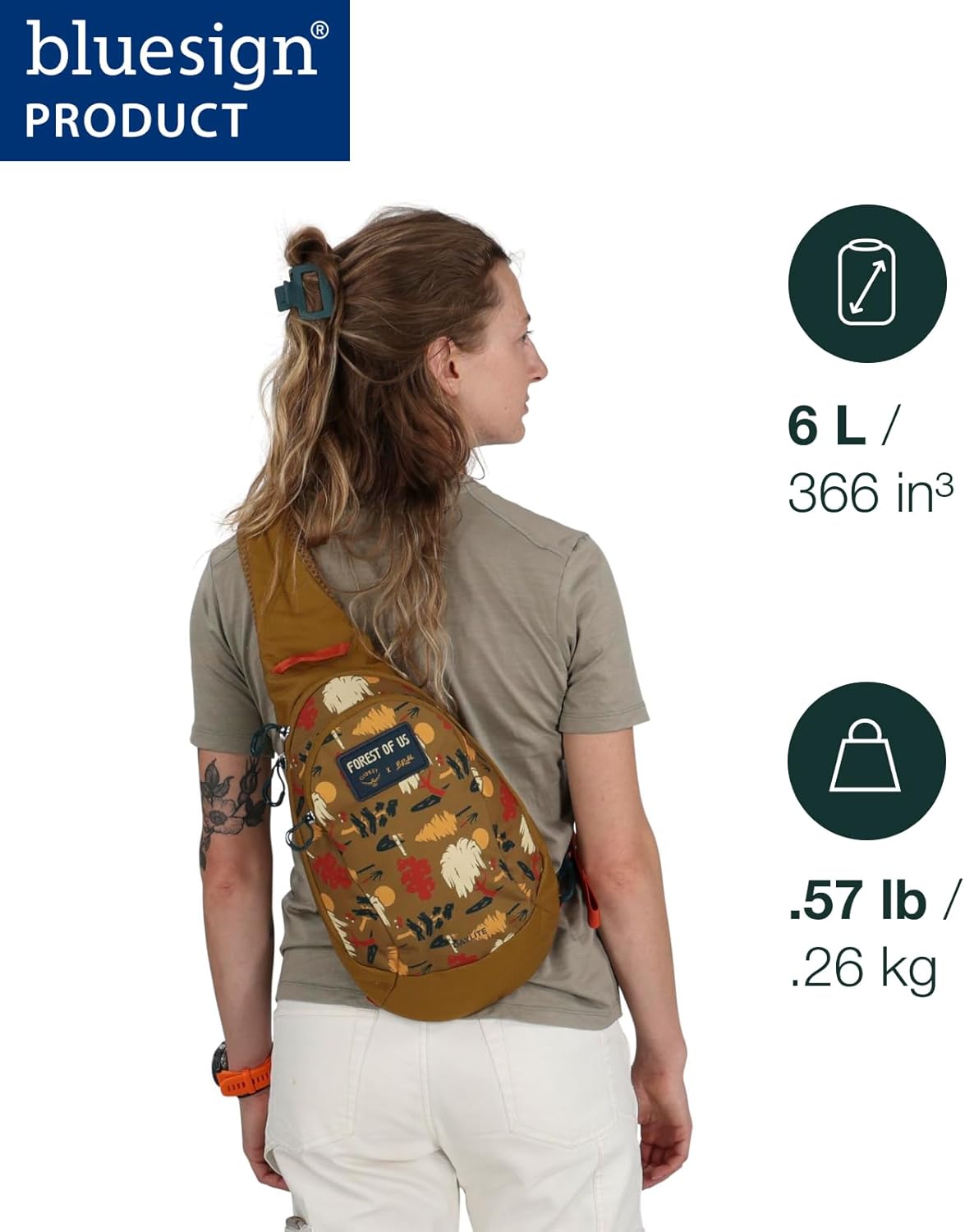 Osprey Daylite Shoulder Sling Bag - Versatile Crossbody Backpack for Travel & Everyday Use