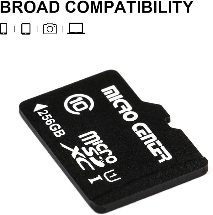 INLAND Micro Center 256GB Class 10 MicroSDXC Flash Memory Card