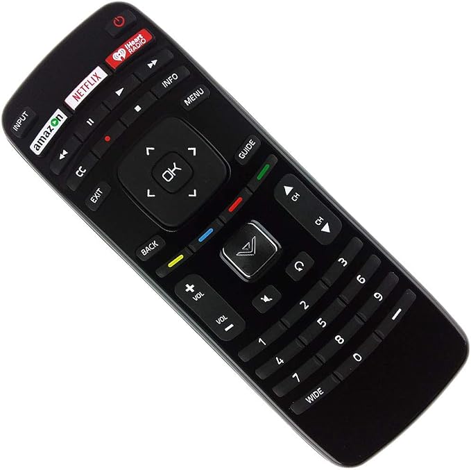 Vizio XRT112 Factory Original Replacement Smart TV Remote Control (Amazon/Netflix/iHeartRadio) - New 2018 Model