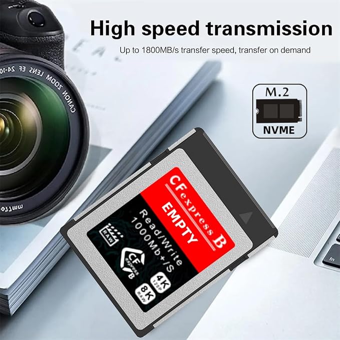 CFexpress Type-B to NVME 2230 Memory Card Kit Case CFE CFB NGFF M-Key Adapter