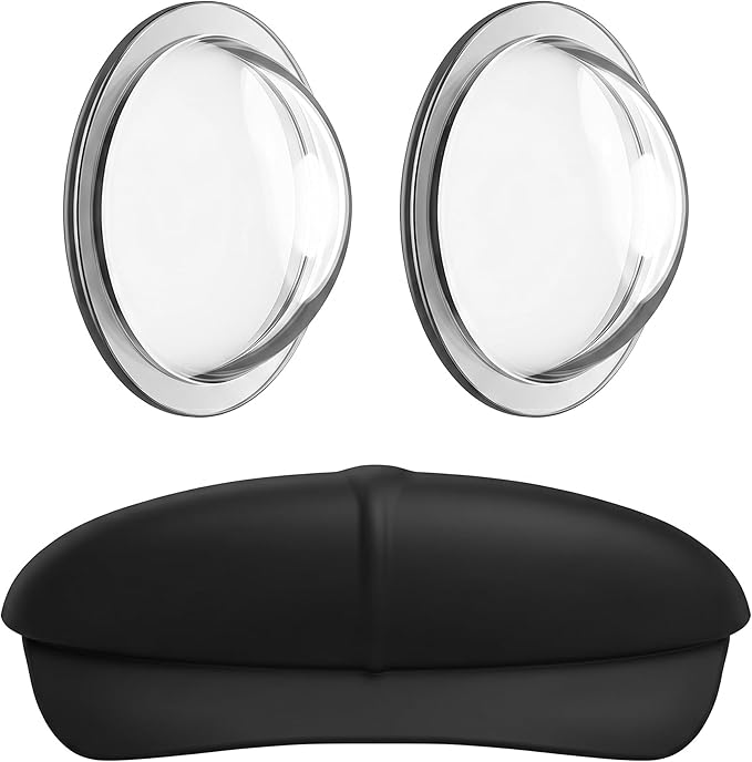 Universal Backup Camera Rain Shield, Debris Protector & Clear Lens Cover Combo