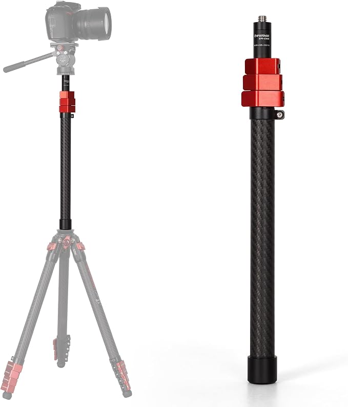 IFOOTAGE Carbon Fiber Camera Pole, 37-108cm/14.6-42.5in Extension Tube