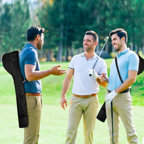 Number-one Golf Club Bag, Portable Foldable Golf Club Travel Bag for 8-10 Golf Clubs, Waterproof Mini Carry Golf Bags for Women, Men