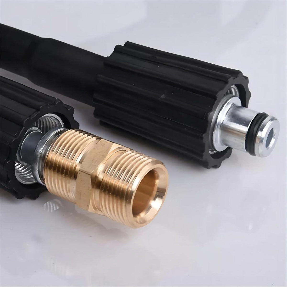 Skiennix 15mm M22 Male Quick Connect Garden Hose Adapter - Durable & Easy to Use