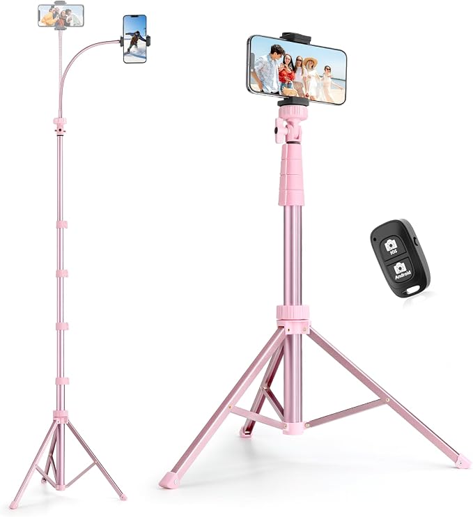 SENSYNE 88" Phone Tripod & Selfie Stick, Extendable Cell Phone Tripod Stand