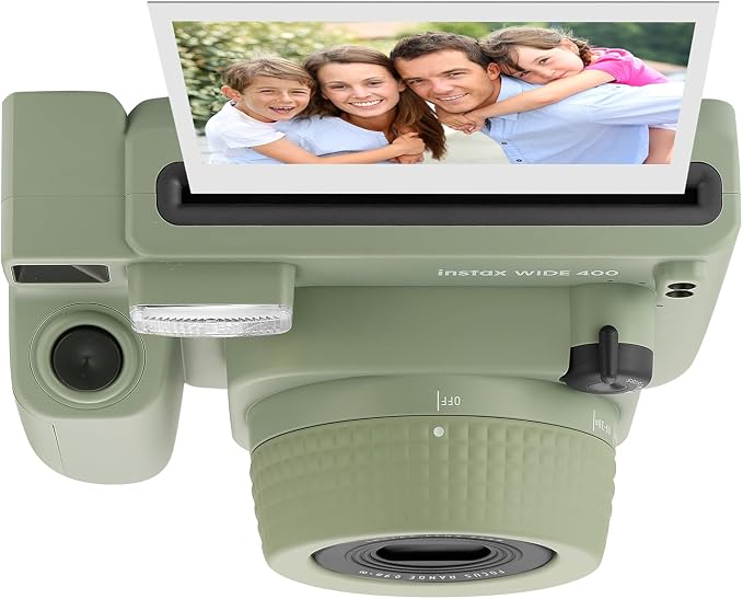 Fujifilm Instax Wide 400 Instant Camera + Camera Case + 4 AA Batteries + Photo