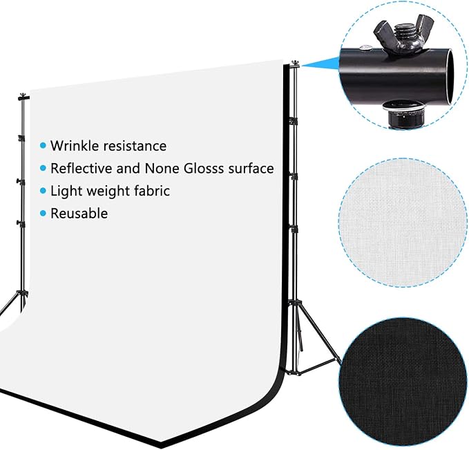 SLOW DOLPHIN 10 x 8.5 ft Photography Photo Video Studio Background Stand