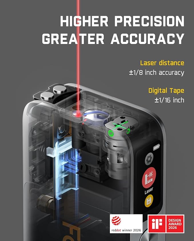 Fanttik A10 Apex 3-in-1 Digital Laser Tape Measure