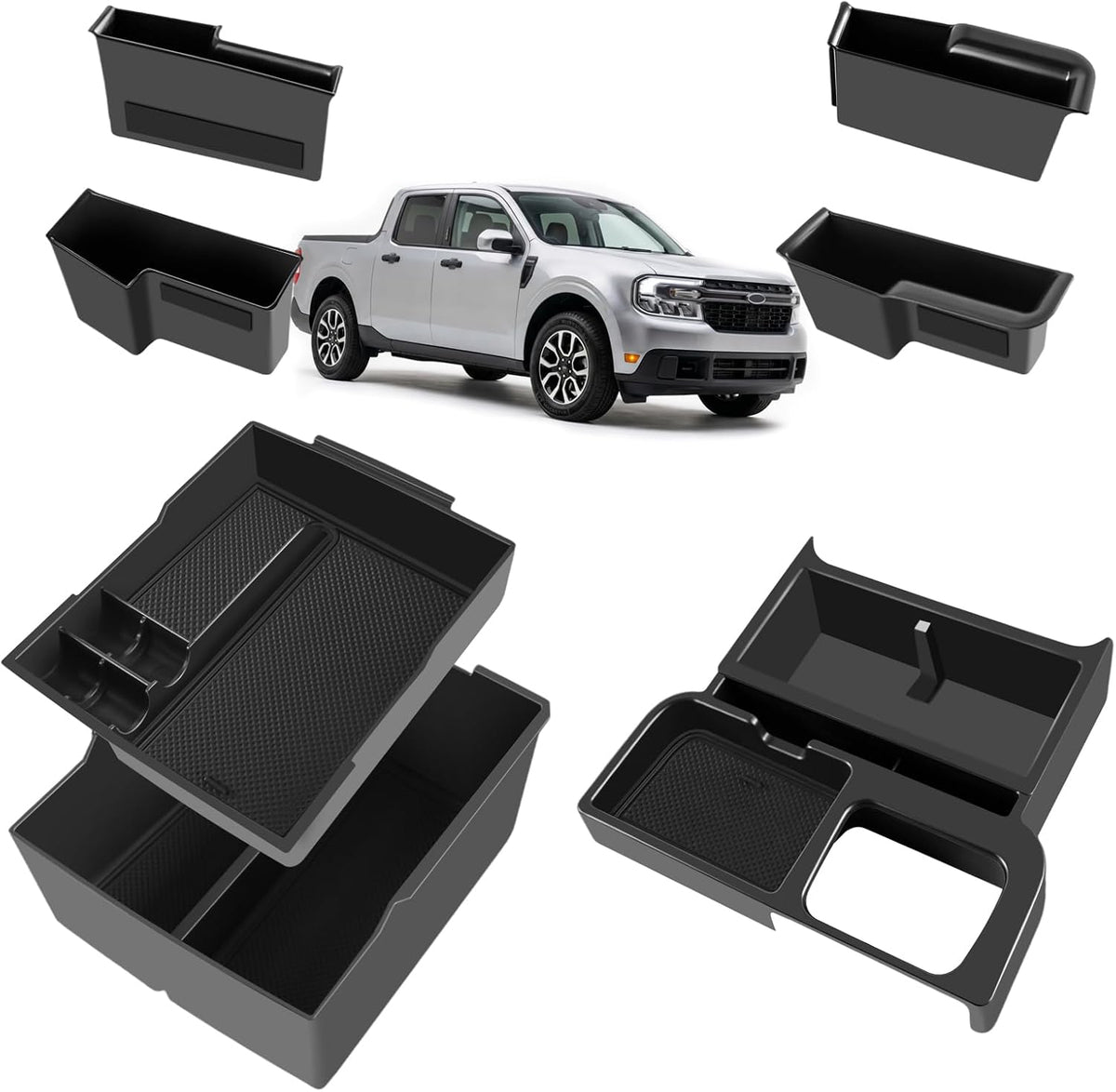 7PCS Center Console Storage Organizer Set for Ford Maverick 2022-2026