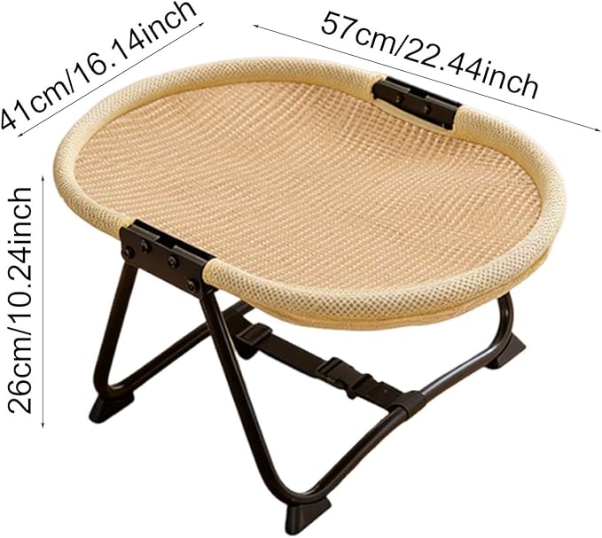 Elevated Pet Bed Furniture Accessory Indoor with Storage Bag Up