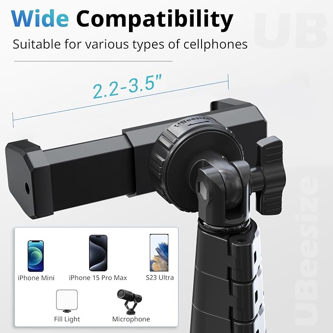 UBeesize 72" Phone Tripod & Selfie Stick, Camera Tripod Stand