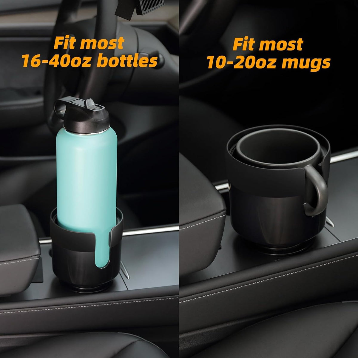 Car Cup Holder for Honda CRV 2026 2025 2024 2023 Hybrid, Sturdy Waterproof Expander with Adjustable Base, Universal Large Bottle Adapter