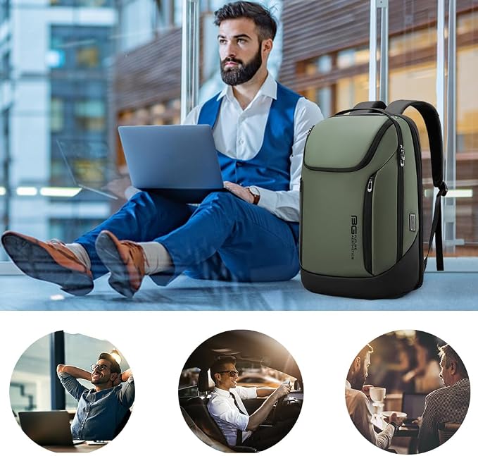 BANGE Business Smart Backpack Waterproof fit 15.6 Inch Laptop Backpack