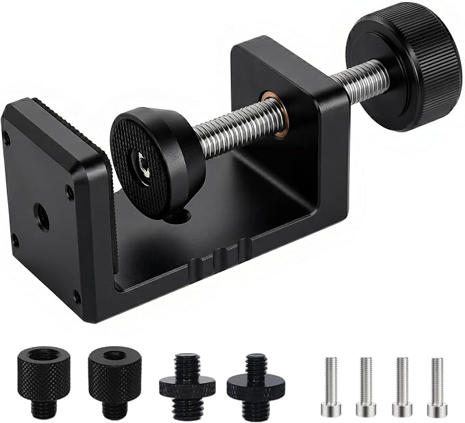Heavy Duty C Clamp & Desk Clamp, Aluminum Alloy Table Mount